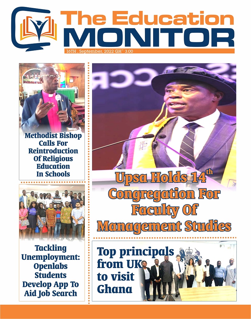 THE EDUCATION MONITOR, Saturday, September 16, 2022 Ghana News Stand